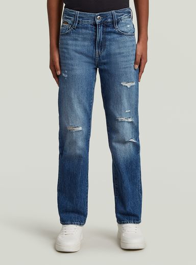 Jeans Victoria Straight Destroy para niña